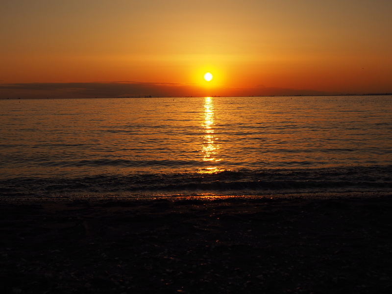 【Photo】早春のいなげの浜 Part Ⅲ ～BAY SUNSET_b0008655_17352627.jpg