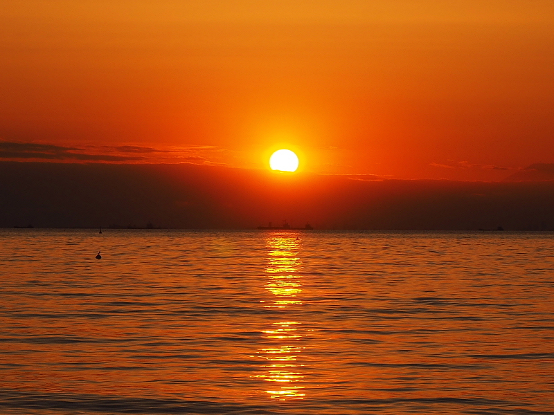 【Photo】早春のいなげの浜 Part Ⅲ ～BAY SUNSET_b0008655_17410857.jpg