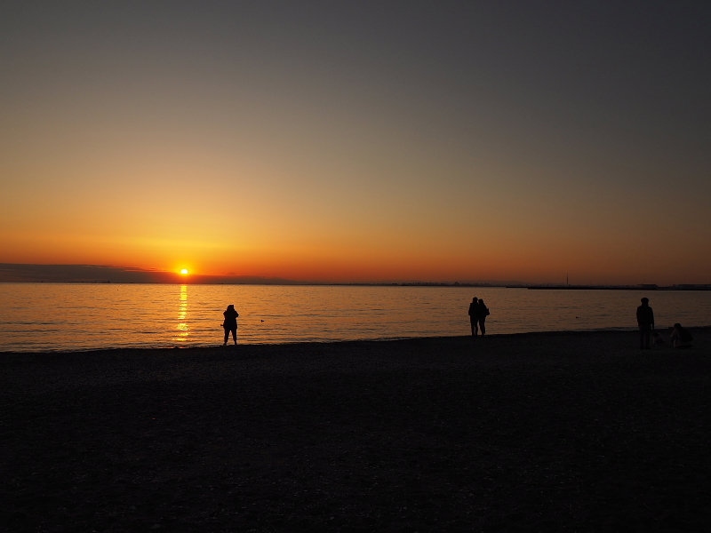 【Photo】早春のいなげの浜 Part Ⅲ ～BAY SUNSET_b0008655_17415065.jpg