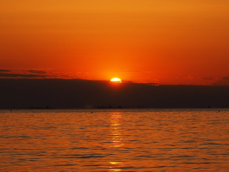 【Photo】早春のいなげの浜 Part Ⅲ ～BAY SUNSET_b0008655_17423017.jpg