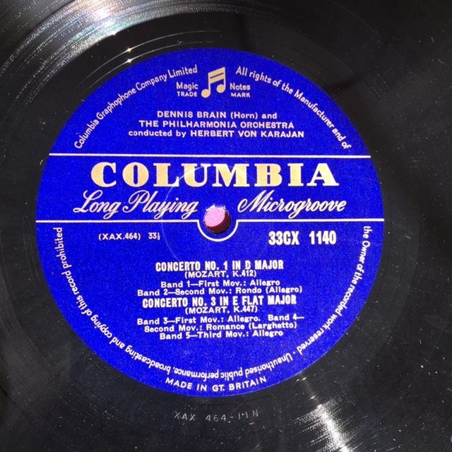 蘇るデニス・ブレイン デニス・ブレインのモーツァルト：ホルン協奏曲 33CX盤とFCX盤 : いぼ
