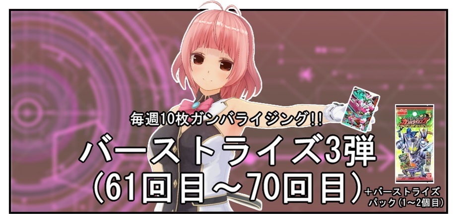 【毎週10枚ガンバライジング!】 バーストライズ3弾(61回目~70回目+バーストライズパック×2)_f0205396_20140629.jpg
