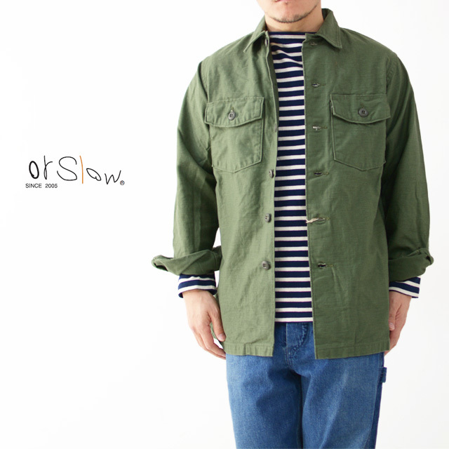 orslow [オアスロウ] US ARMY SHIRT [03-8045-16] ユーエスアーミーシャツ ・ミリタリージャケット・MEN\'S _f0051306_15160662.jpg