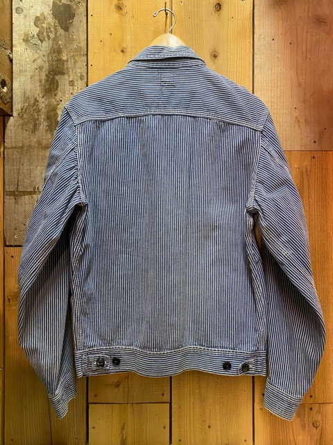 Lee 91-J 濃紺 ハウスタグ 復刻　デニムカバーオール 良品】Lee ハウスタグ復刻 91-J ヒッコリーカバーオール US：38
