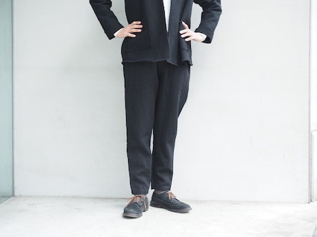 MITTAN 亜麻苧麻ロング 黒