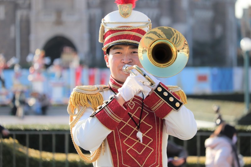 陸の朝 朝の東京ディズニーランドバンドさん 東京ディズニーリポート