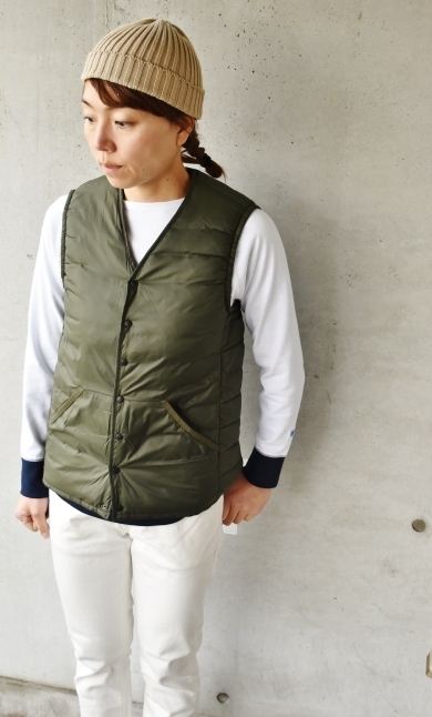 春に・・・ Light DOWN VEST ★_d0152280_10044883.jpg