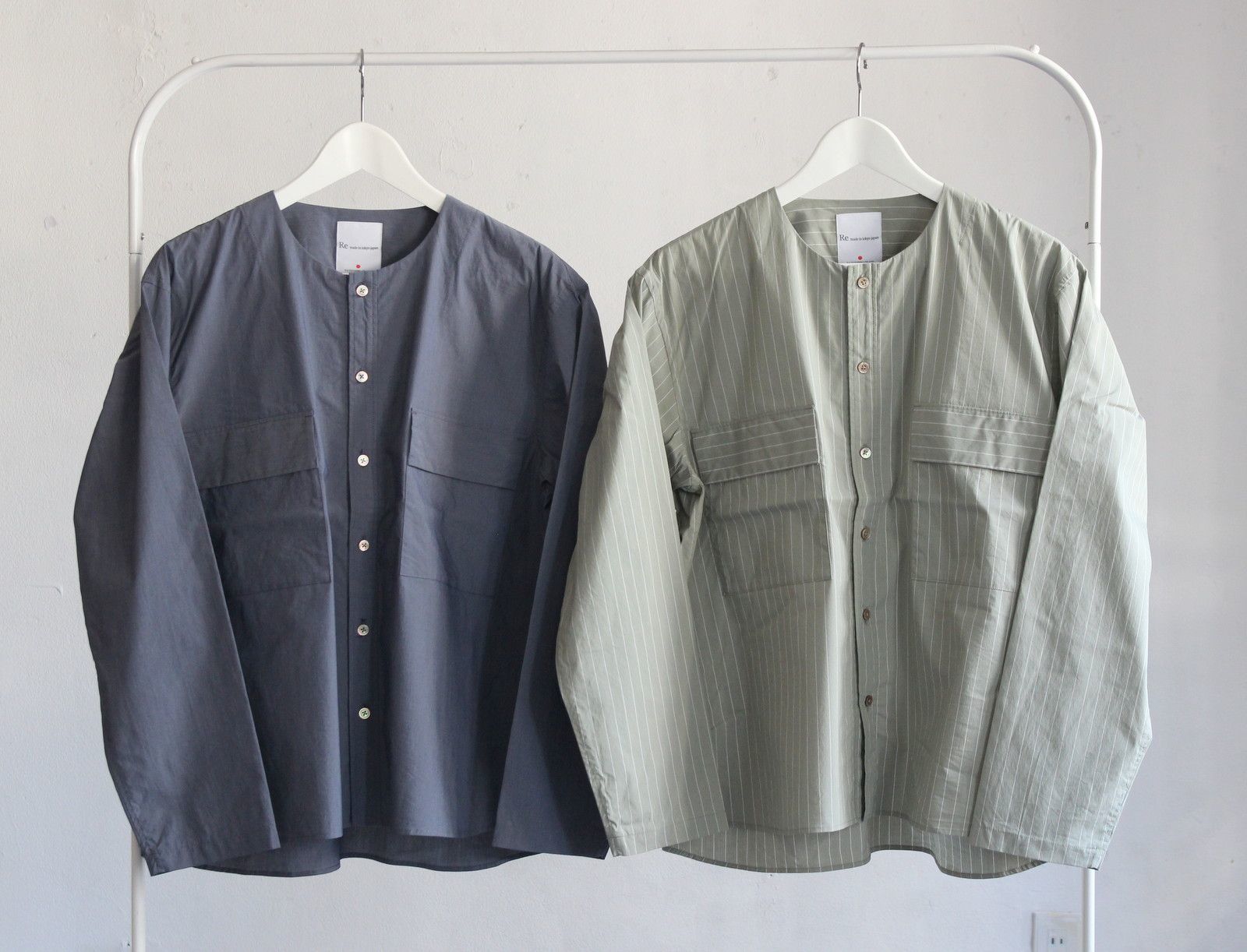 Cotton Nylon Broad Shirt Cardigan_c0379477_16414932.jpeg