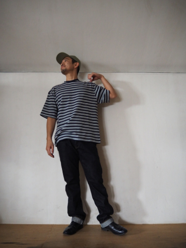 LENO MULTI BORDER BIG T-shirt_e0357389_15312627.jpg