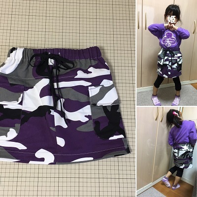 小豆姫の襲撃とリメイクスカート♪_f0372998_22293300.jpg