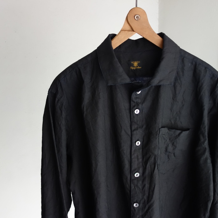 5月の製作 / DA indigolinen easy shirt by dealer made [別注品]_e0130546_18000941.jpg