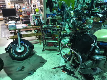66FLH車検整備 2/25/2020_c0133351_17320237.jpg