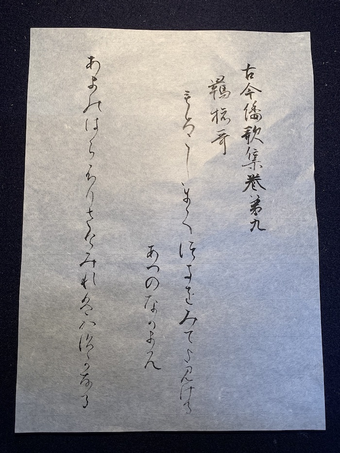高野切第一種 p.28 / p.29_d0335577_08015801.jpeg
