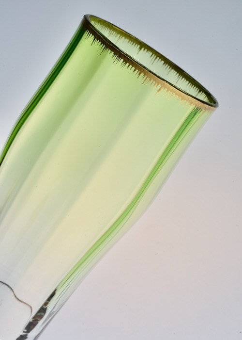 DAUM NANCY 金縁 LIME GREEN TUMBLER_c0108595_23413242.jpeg