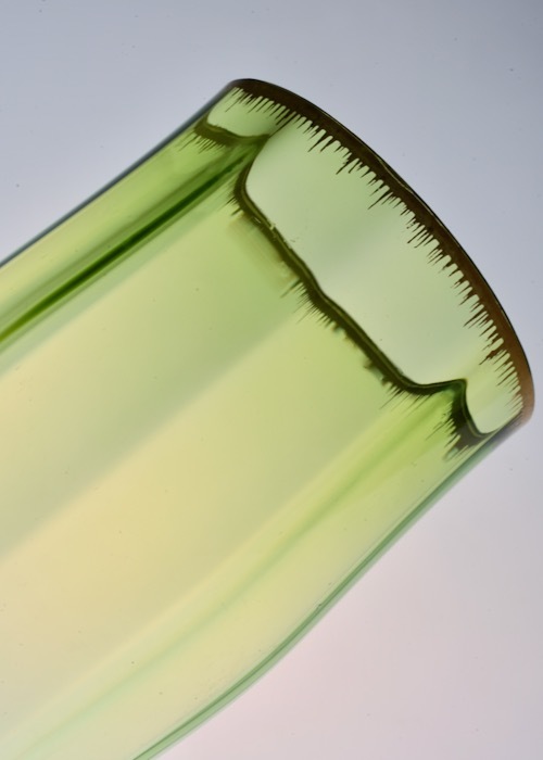 DAUM NANCY 金縁 LIME GREEN TUMBLER_c0108595_23413376.jpeg