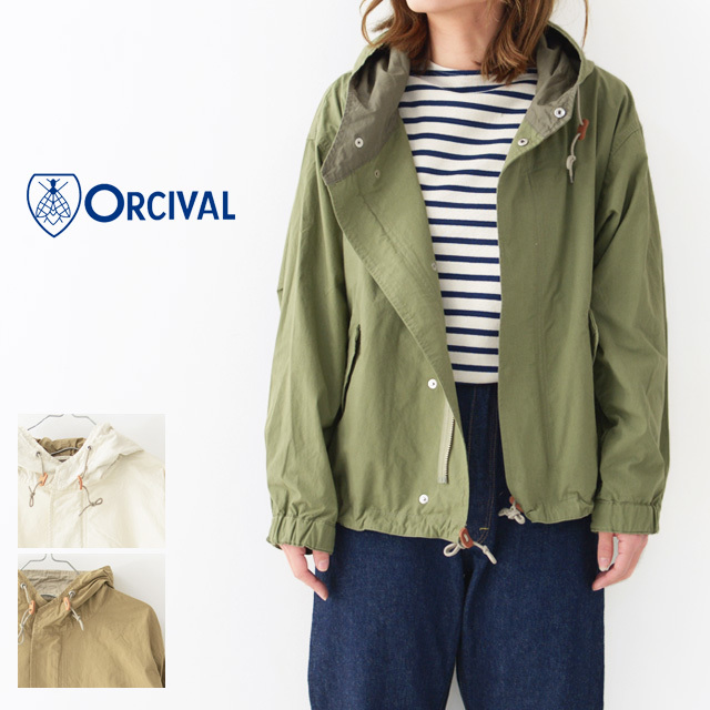 ORCIVAL[オーチバル・オーシバル] W COTTON POPLIN JACKET [RC-8052DCP]コットン ポプリン ジャケット ・モッズコート・LADY\'S _f0051306_17235681.jpg