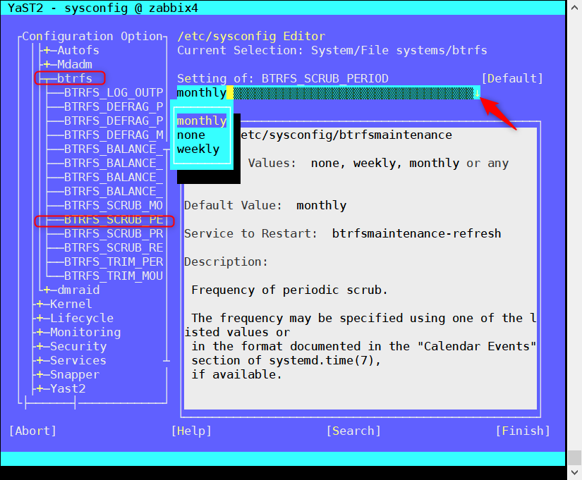SUSE Linux 15 BtrFS のファイルシステム自動修復、チェック、スナップショット_a0056607_13465207.png