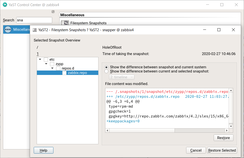 SUSE Linux 15 BtrFS のファイルシステム自動修復、チェック、スナップショット_a0056607_13480760.png