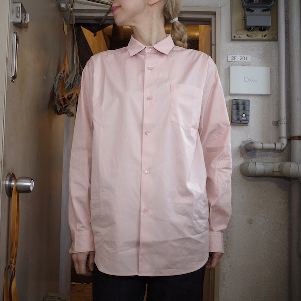LOOSE FIT SHIRT PINK_d0364239_21053182.jpg
