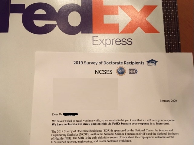 30ドルがFedExで届く- 税金の無駄遣い?_e0350971_11163728.jpg