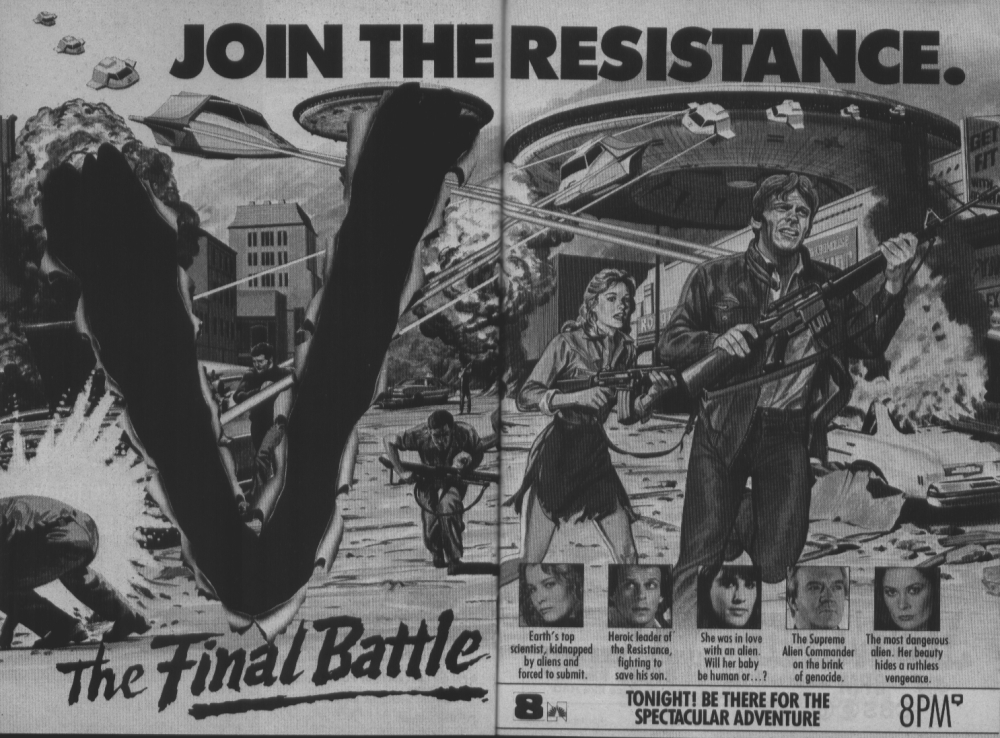 V (1983) & V: THE FINAL BATTLE (1984) : LIVING A BOY'S ADVENTURE TALE
