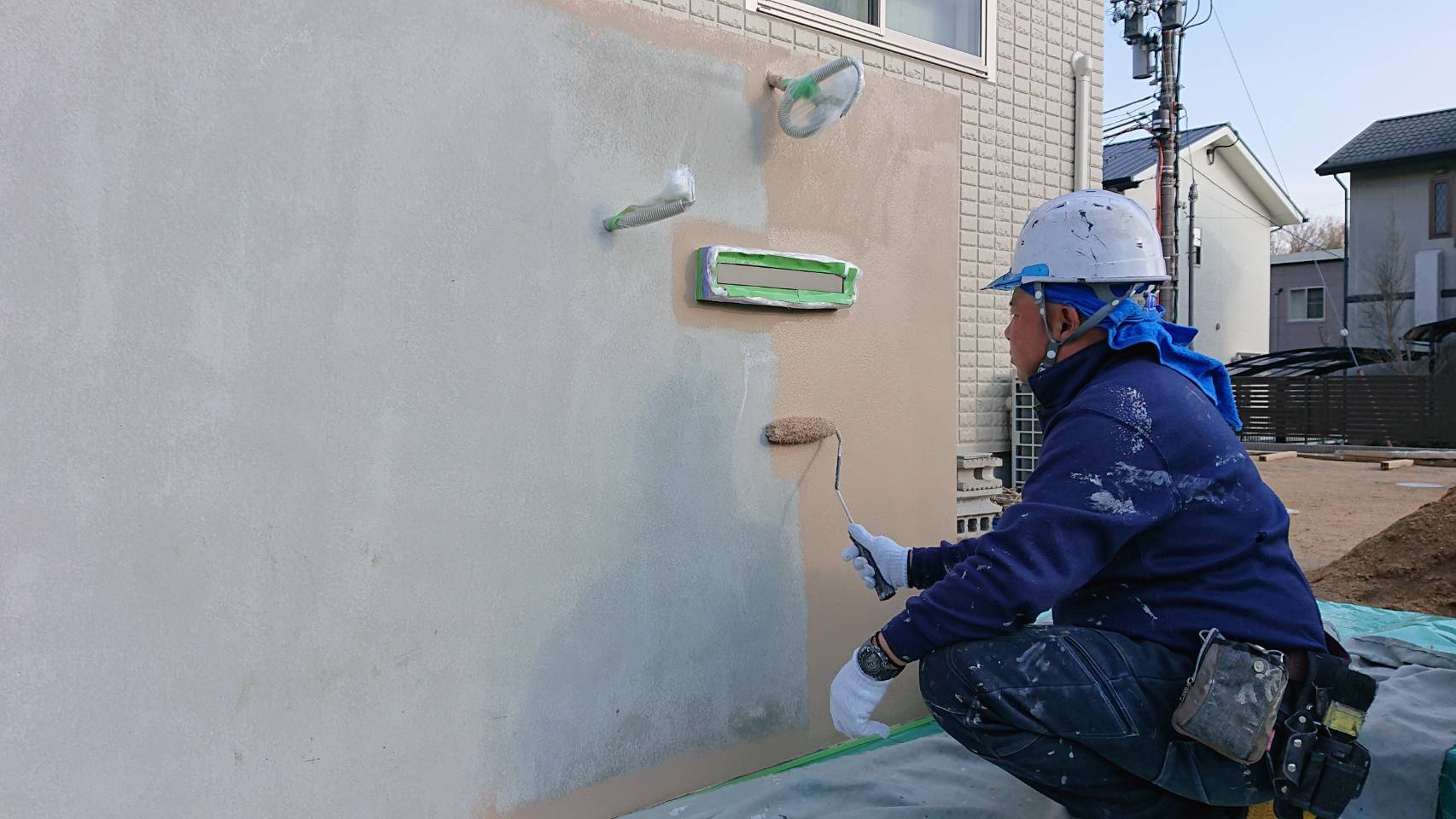 R2 2月28日 精華町で外壁塗装するなら！平松塗装店にお任せください