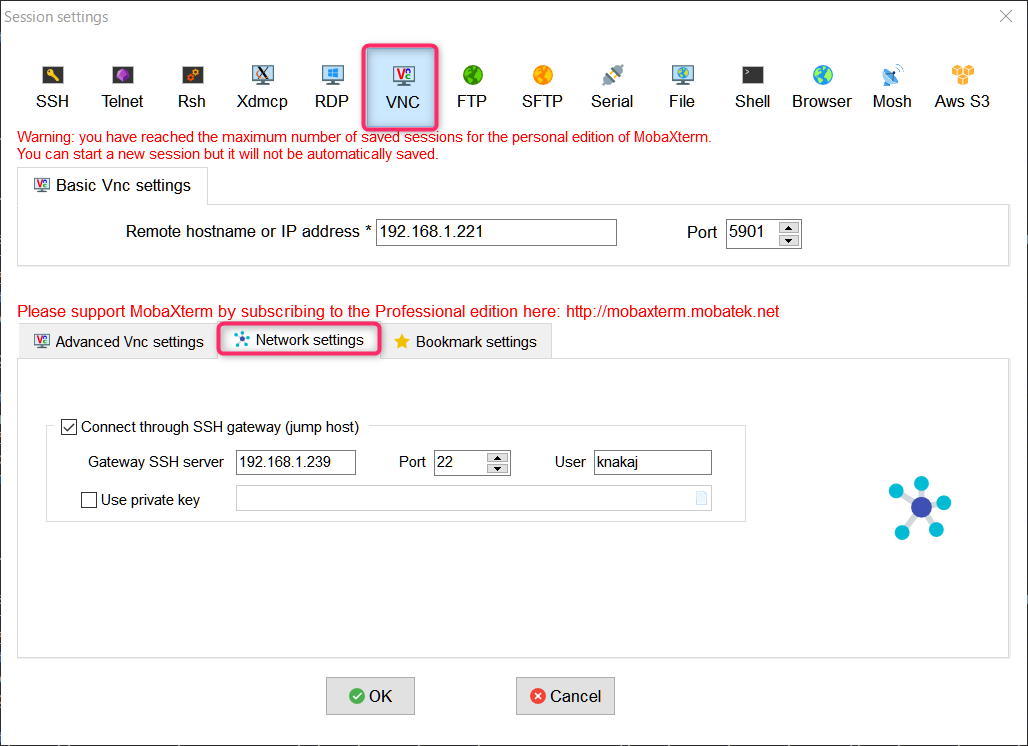 SUSE Linux 15 (openSUSE Leap 15)の vncserver,VNC接続をする。_a0056607_13290893.png
