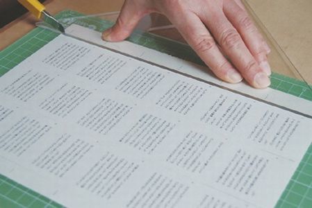 豆本の作り方 ２ 豆本 舗 まめぽん便り