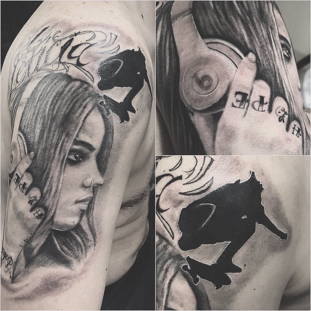 ポートレートタトゥー ブラックアンドグレー 2face Tattoo Studio Japan 千葉県木更津市 刺青処 聖針 ポートレートタトゥー ブラックアンドグレー 2face Tattoo Studio Japan 千葉県木更津市 刺青処 聖針