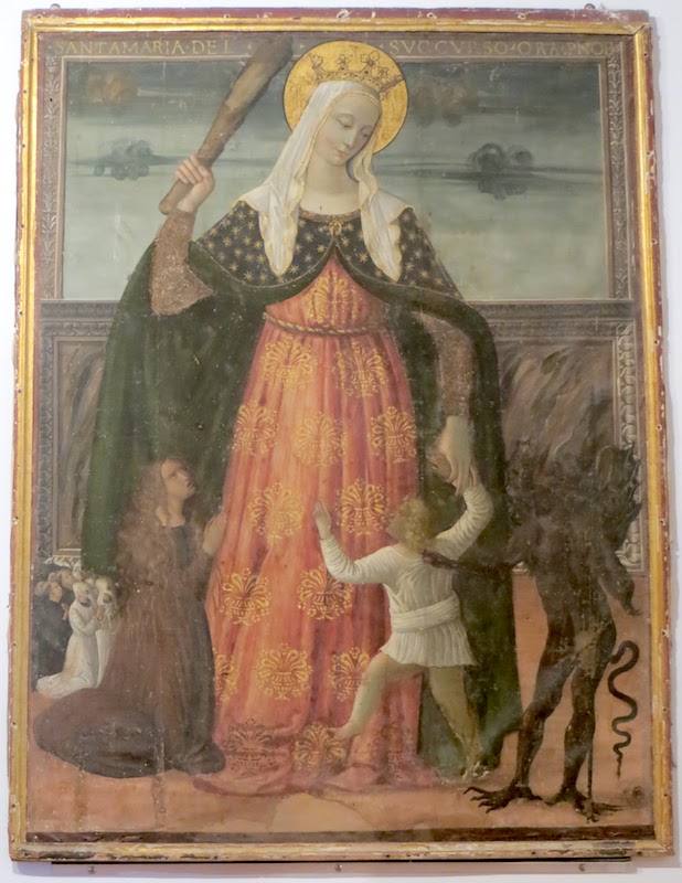 女性写真展支える男性 女性たち、モンテファルコの聖母像_f0234936_710261.jpg