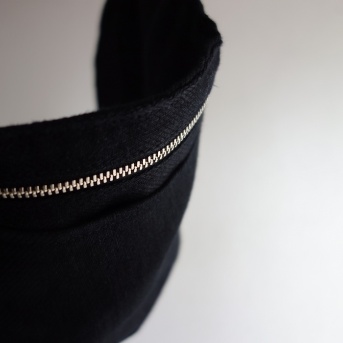 5月の製作 / black heavylinen apron bag_e0130546_16510148.jpg