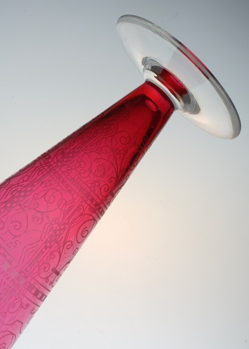 BACCARAT LIDO RED VASE_c0108595_23254334.jpeg