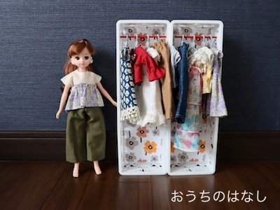 リカちゃんのクローゼットを作るの巻 おうちのはなし リカちゃんのクローゼットを作るの巻 おうちのはなし