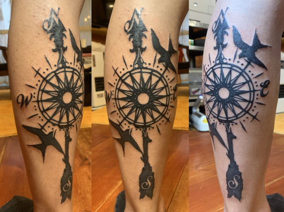 矢とコンパス Shun Gooddays Tattoo