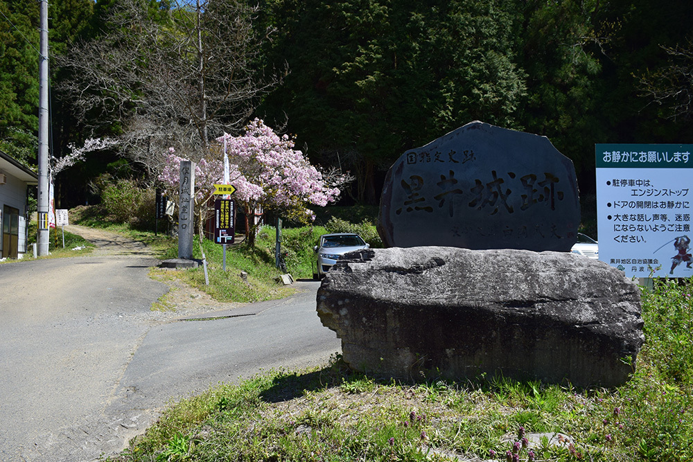 丹波の赤鬼の居城、黒井城攻城記。　その２　＜登山道～石踏の段＞_e0158128_10522458.jpg