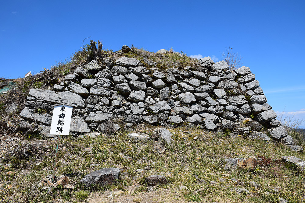 丹波の赤鬼の居城、黒井城攻城記。　その３　＜東曲輪・三ノ丸・南帯曲輪＞_e0158128_15050582.jpg