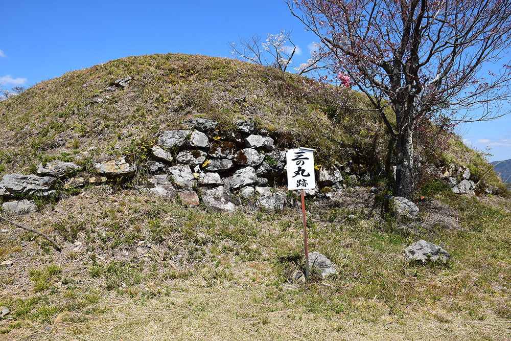 丹波の赤鬼の居城、黒井城攻城記。　その３　＜東曲輪・三ノ丸・南帯曲輪＞_e0158128_15390924.jpg