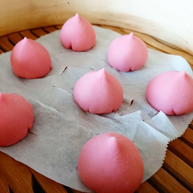 桃の節句の桃まん🍑_a0113430_08253892.jpg