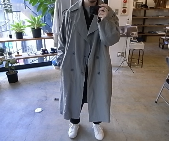 Graphpaper Garment Dyed Poplin Coat : TRUNK