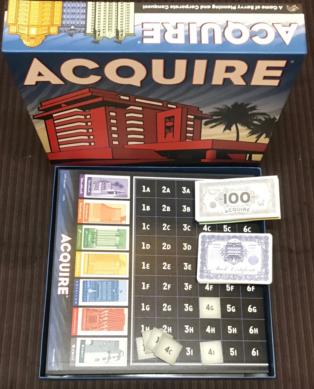 Acquire アクワイア 新バージョン ボードゲーム-