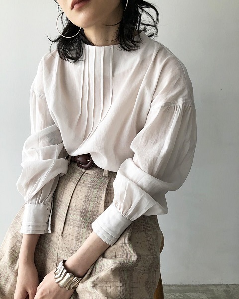 TODAYFUL トゥデイフル TODAYFUL / Pintuck Dry Blouse