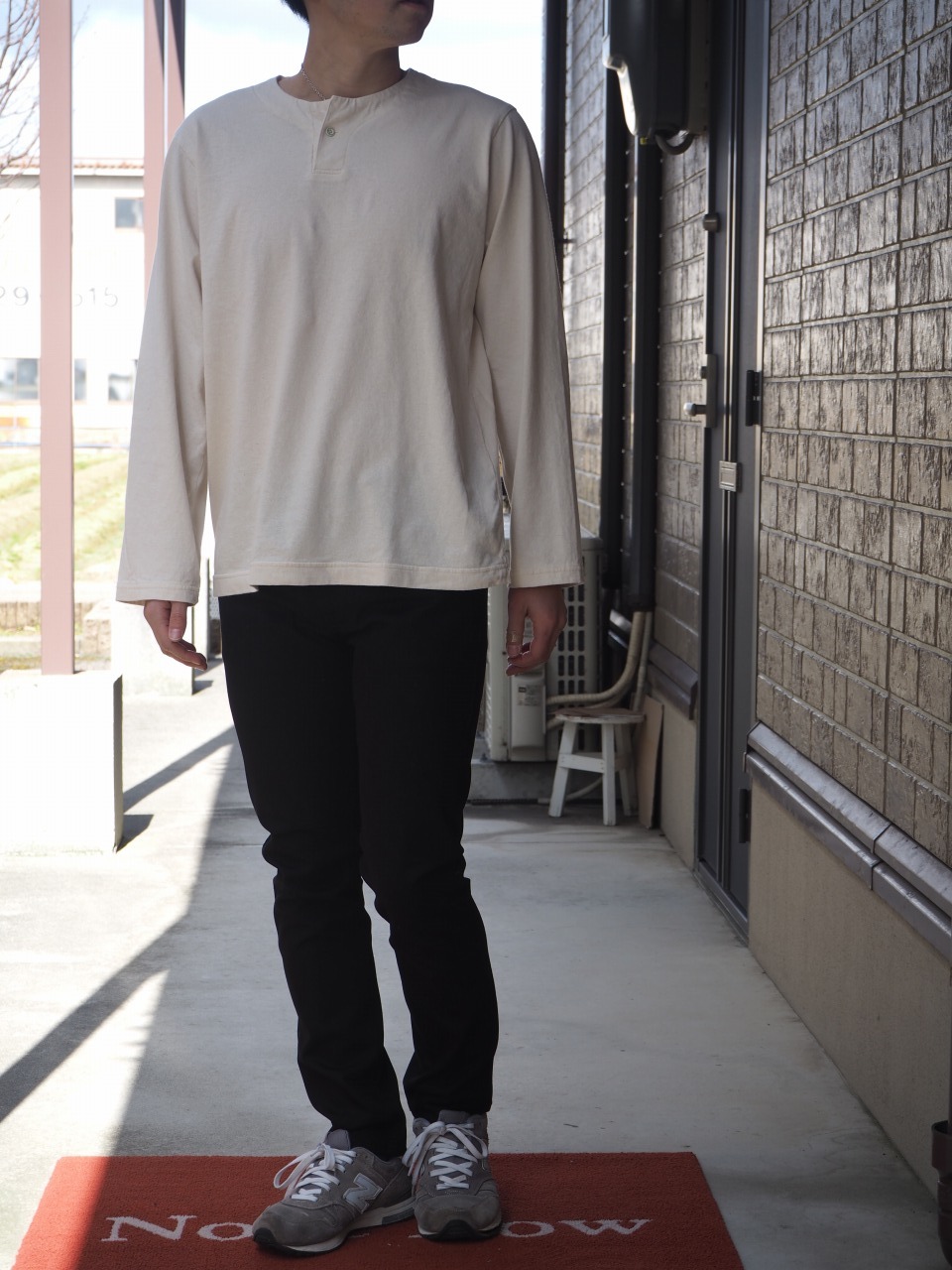 ヘンリーネックロンTEE着用イメージ_b0139233_11191259.jpg