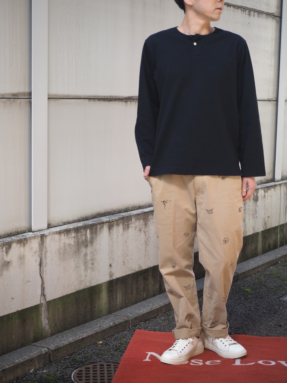 ヘンリーネックロンTEE着用イメージ_b0139233_11193450.jpg
