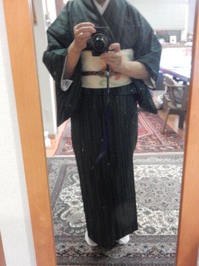 ’20,3,7(土)母の着物とブリの照り焼き!_f0060461_10280310.jpg