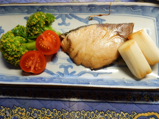 ’20,3,7(土)母の着物とブリの照り焼き!_f0060461_10415940.jpg