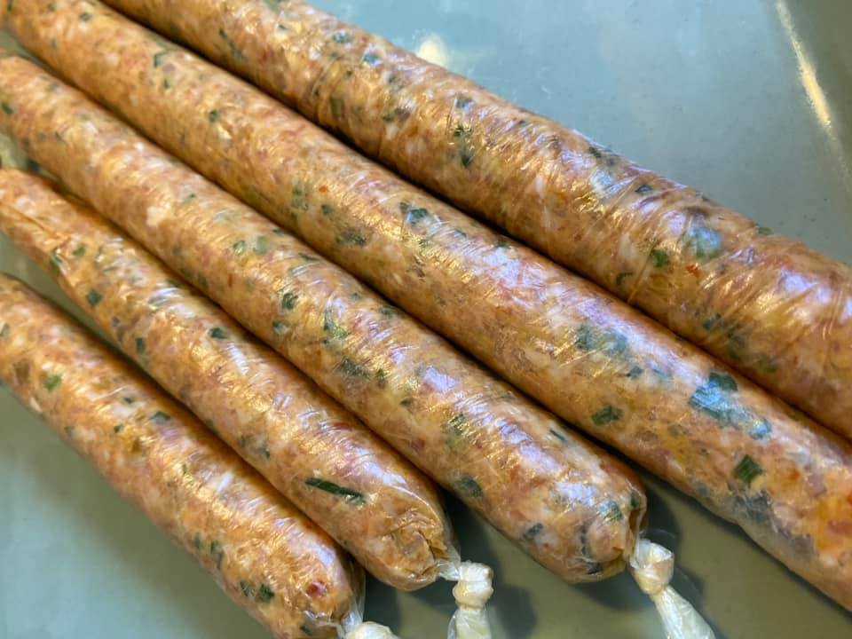 タイ料理作った サイウアとネーム プロジェクトｙ