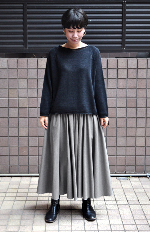 ベルギーリネン ショート丈ニット / FACTORY_d0193211_14282630.jpg