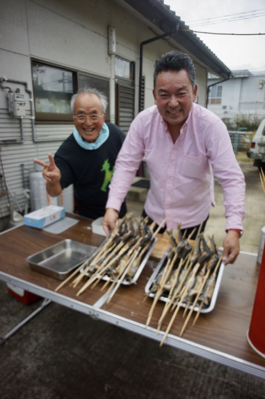 唐突ですが秋の炭火、鮎の塩焼き10/26_c0180686_04551530.jpeg