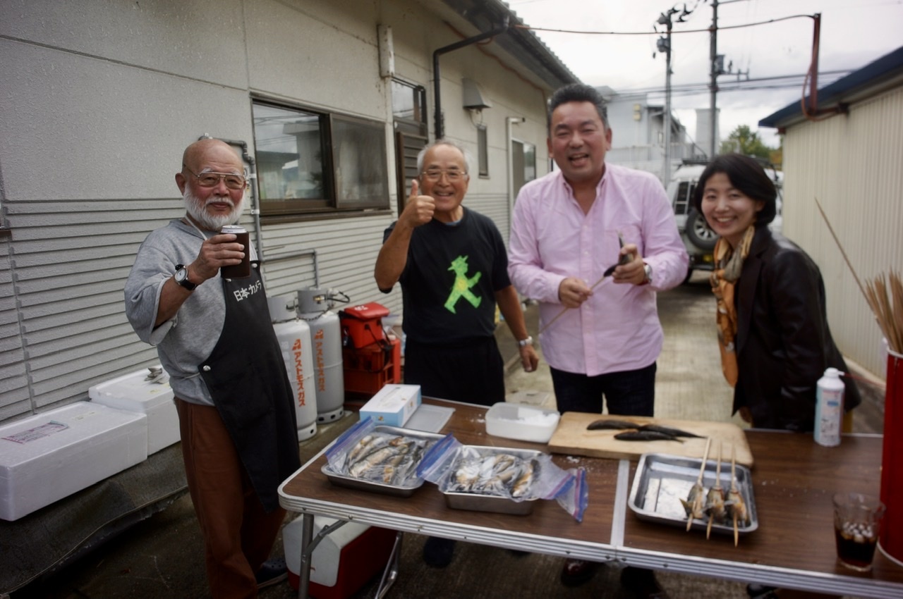 唐突ですが秋の炭火、鮎の塩焼き10/26_c0180686_04553686.jpeg