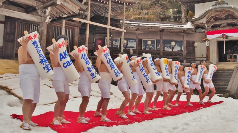 大祭の前日には大ローソクの撮影がありました_c0336902_21013536.jpg